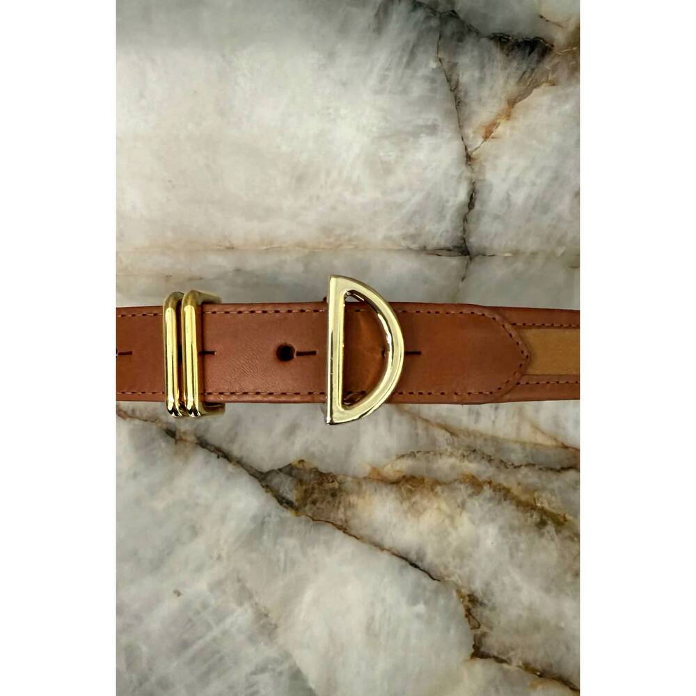 NEW FRAME women's the crescent belt in gold